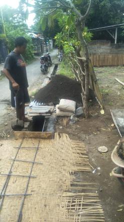 Perkembangan Lahan Pemilahan Sampah/Bank Sampah Gerbangsih Desa Sangsit
