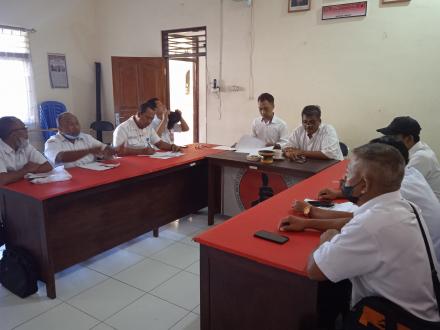 Rapat Koordinasi Terkait Kegiatan Padat Karya Tunai Desa pendaftaran tahap kedua