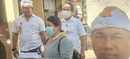 Kunjungan Rumah Warga terjangkit DBD di Banjar Dinas Pabean Sangsit